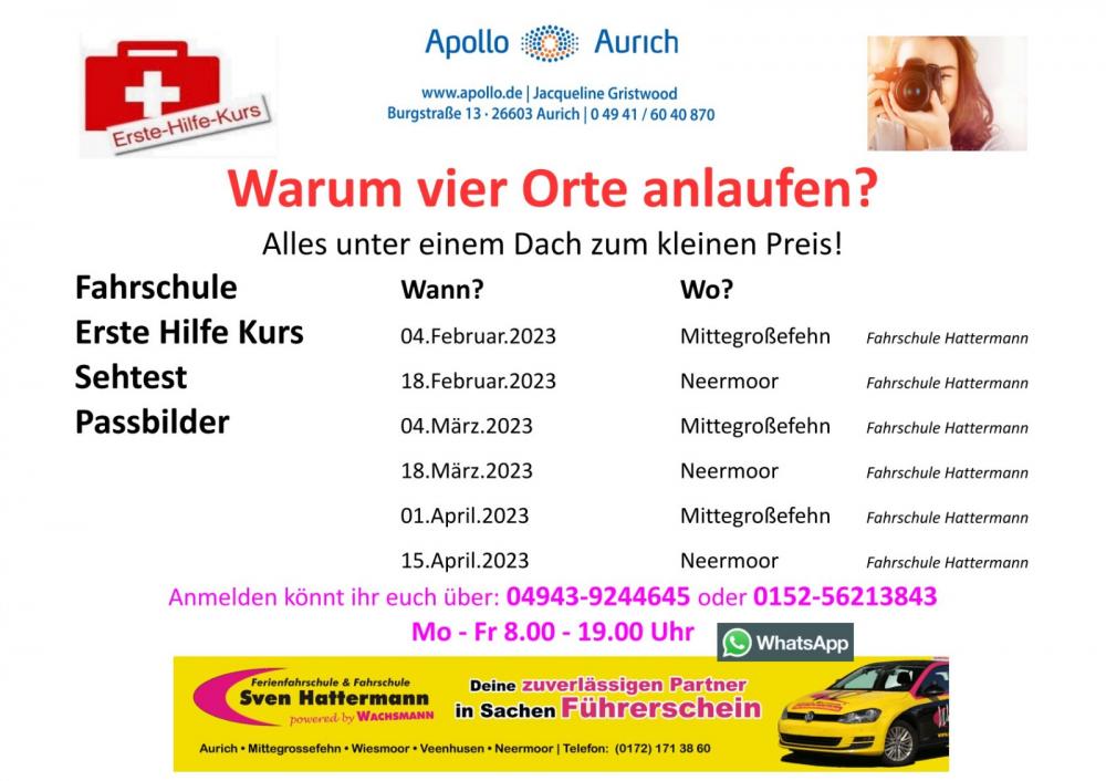 Erste-Hilfe-Kurs in Aurich